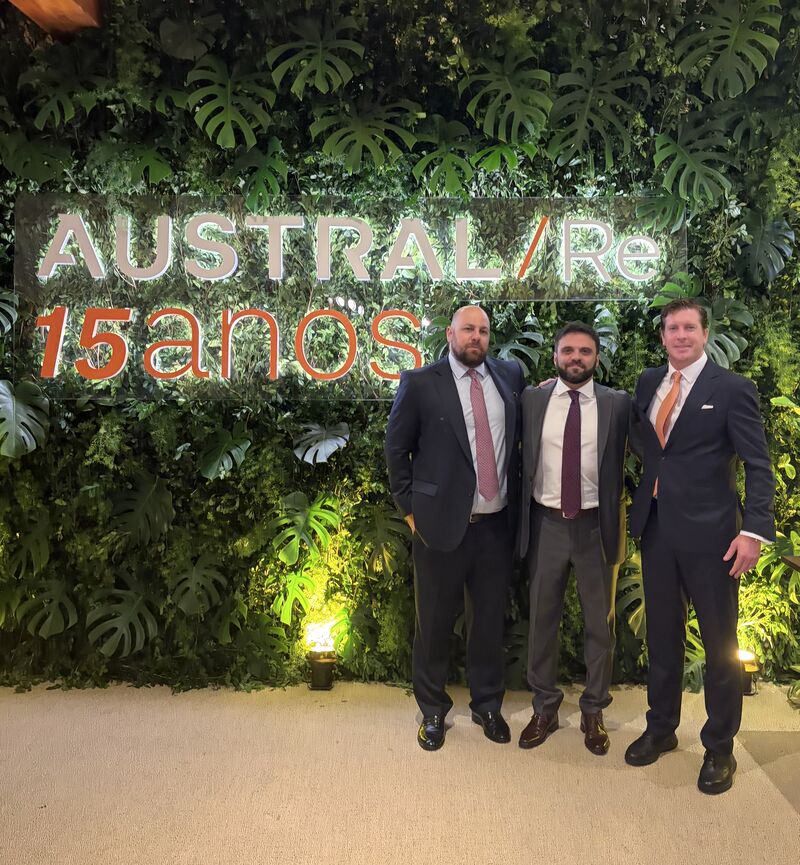 Equipo de Ten Broking en el aniversario de los 15 años de Austral Resseguradora